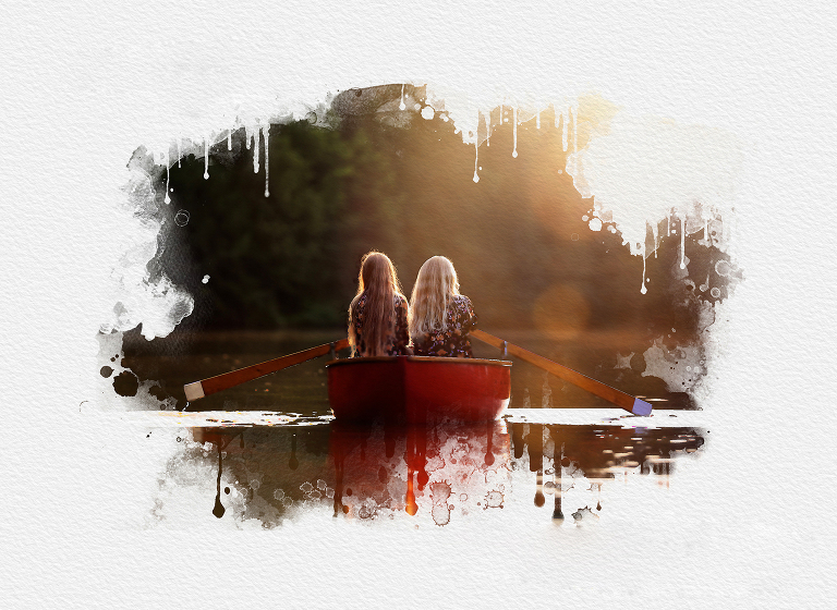 Tištěné fotografie v tomto stylu zdobí zdi jedinečným způsobem.