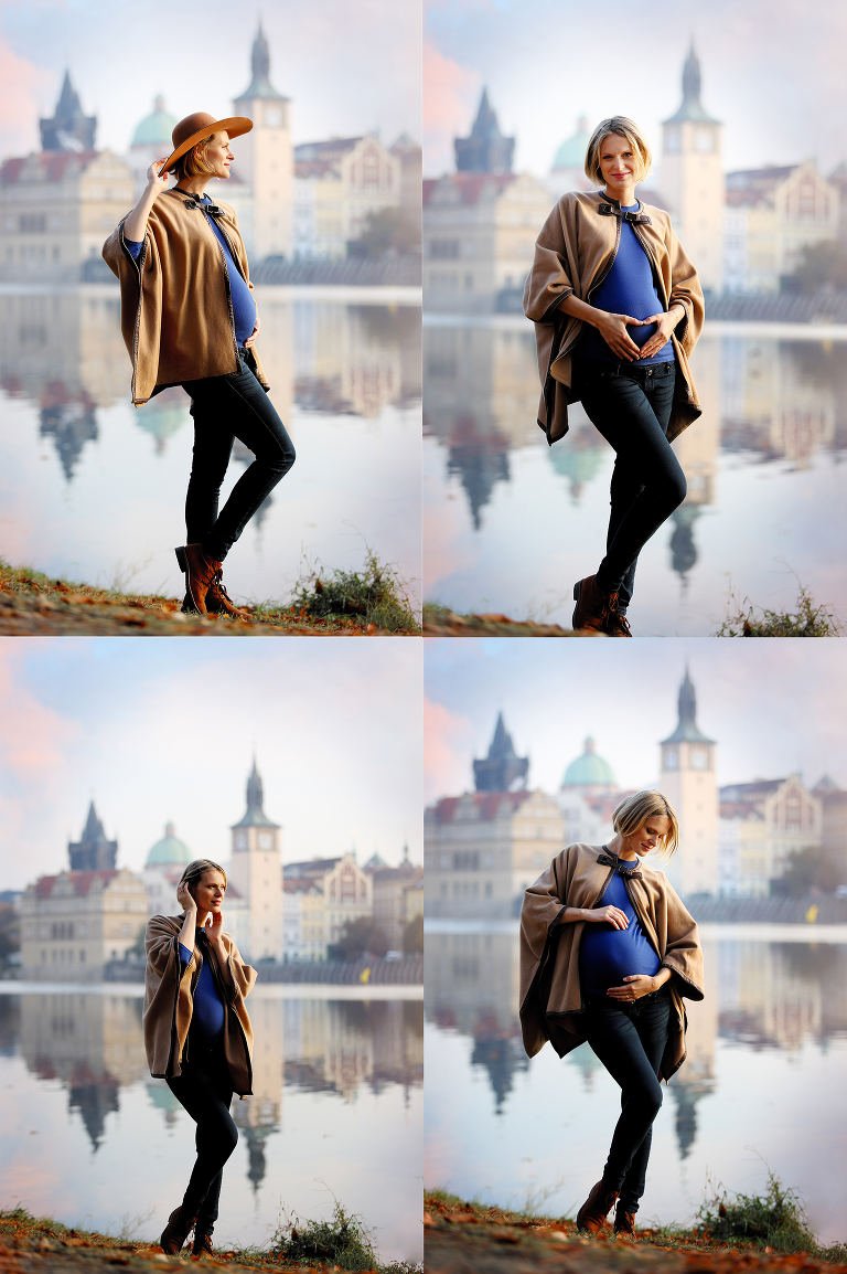 těhotenské focení - posing