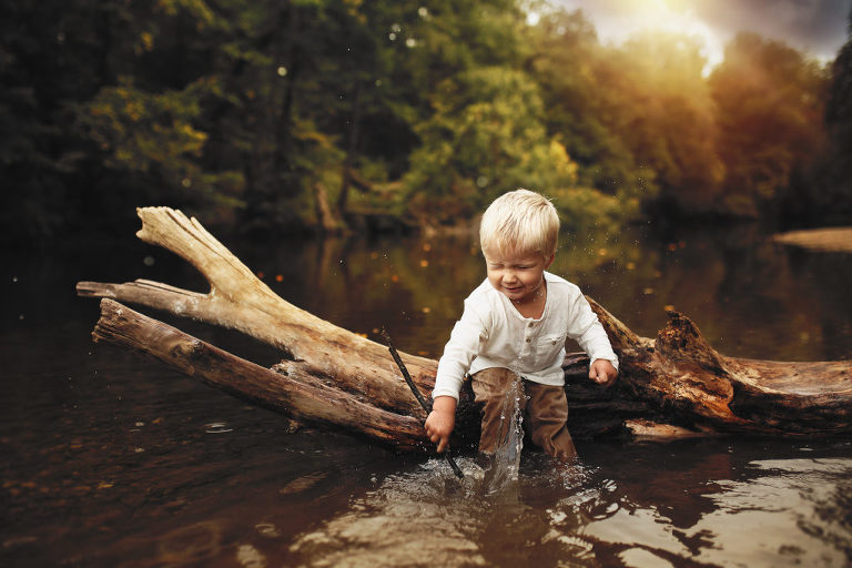 opravdovost dětství při focení